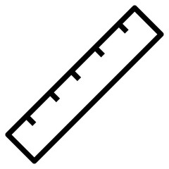 ruler modern line style icon