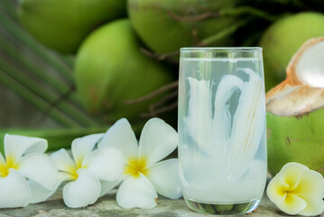 Obraz na płótnie Canvas Drink coconut