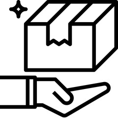 care modern line style icon