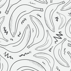 Obraz premium Seamless pattern with bananas