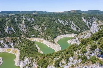 Fotobehang Meanders of Uvac river in Serbia © Fyle