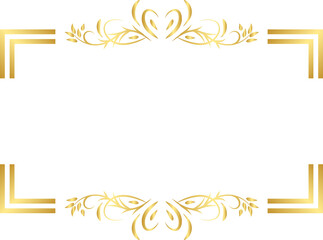 Gold Border Frame