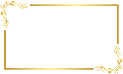 Gold Border Frame