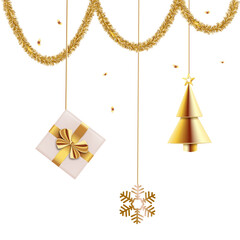 Christmas Hanging decoration and gift box