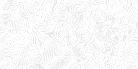 Fototapeta premium Topographic map background. silver line topography maount map contour background, geographic grid. Abstract vector illustration. 