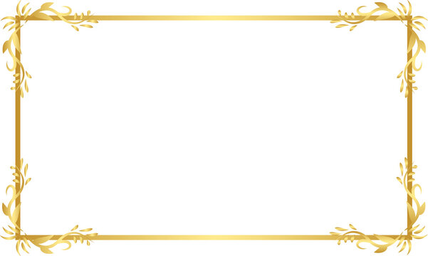 Gold Border Frame