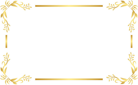 Gold Border Frame