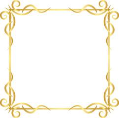 Gold Border Frame
