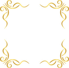 Gold Border Frame