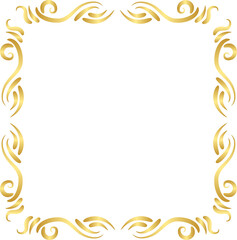 Gold Border Frame