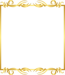 Gold Border Frame