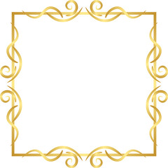 Gold Border Frame