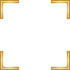 Gold Border Frame