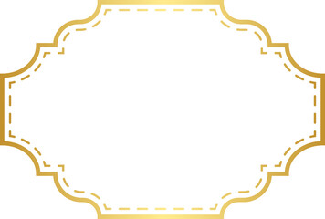 Vintage Gold Border Frame