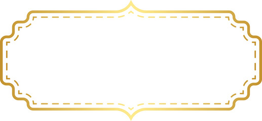 Vintage Gold Border Frame