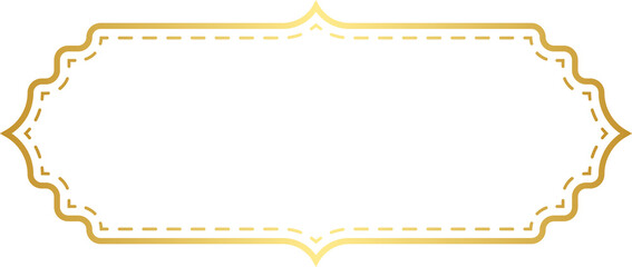 Vintage Gold Border Frame