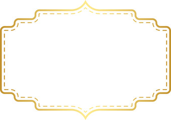 Fototapeta premium Vintage Gold Border Frame