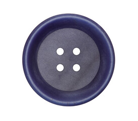 Old button on transparent background