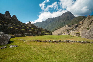 Fototapeta na wymiar Machu Picchu, Peru. UNESCO World Heritage Site