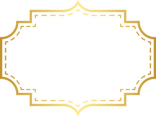 Vintage Gold Border Frame