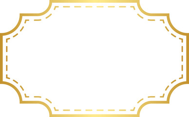 Vintage Gold Border Frame