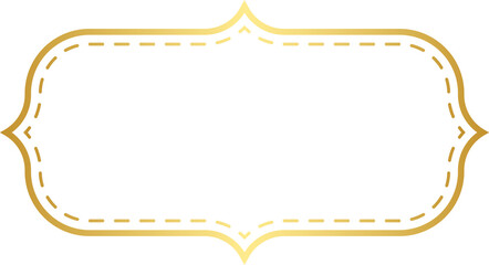 Vintage Gold Border Frame