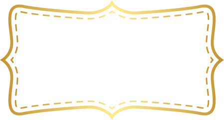 Vintage Gold Border Frame