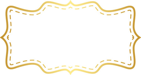 Vintage Gold Border Frame