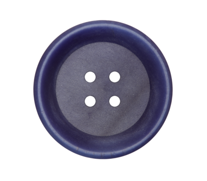 Old button on transparent background