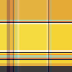 Morden plaid print pattern in yellow checks for fashion textiles and graphics print.