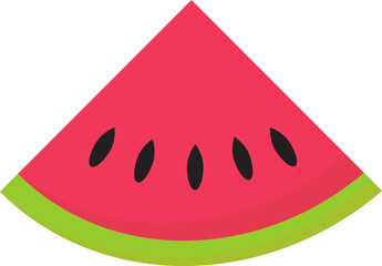 Triangle Watermelon Clipart