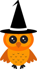 Halloween Owl with Hat