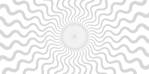 Retro banner with sun and rays in style of 70s