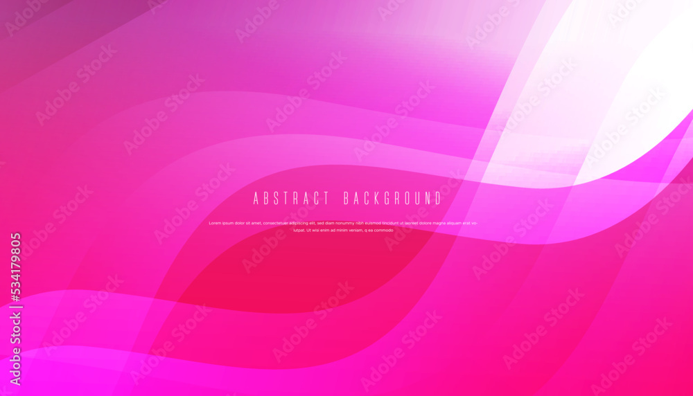 Wall mural abstract wave background with blue color template vector