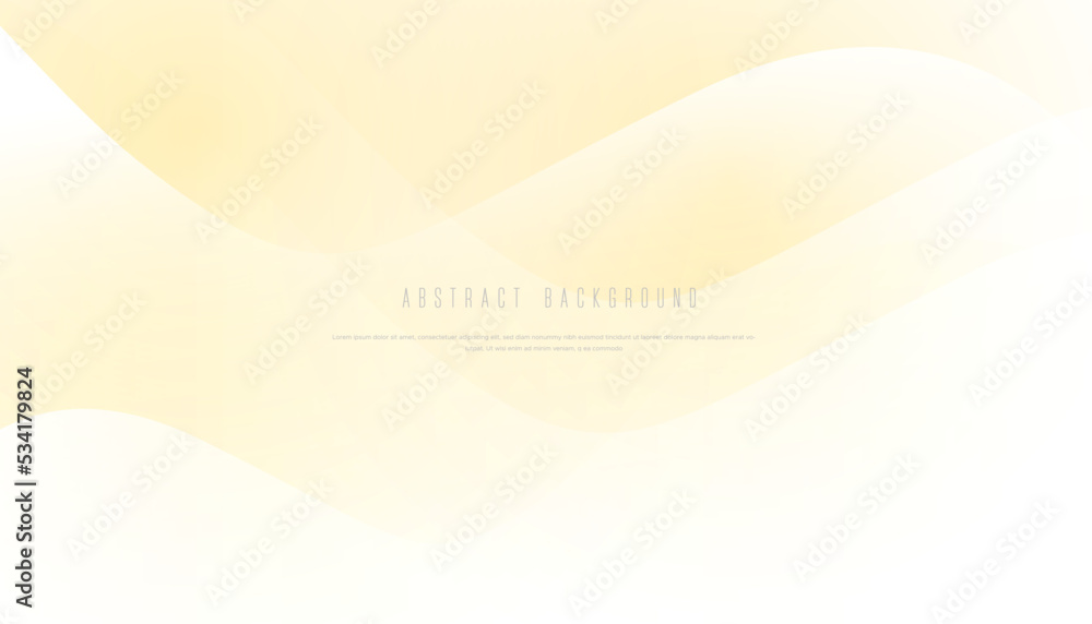 Wall mural 3d yellow abstract background with circle style