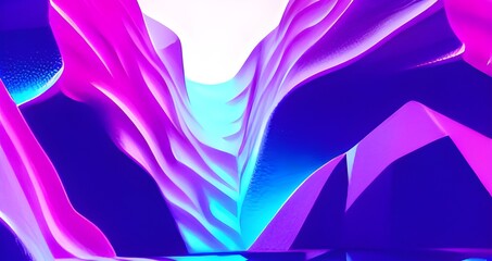 Luxury abstract fluid art painting in alcohol ink technique, mixture of blue and purple paints. Imitation of marble stone cut, glowing golden veins. Tender and dreamy design.