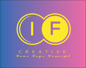 IF two Letter Logo Concept