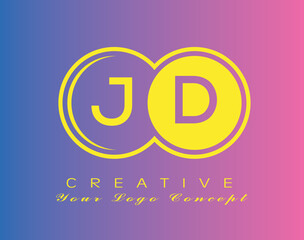 JD two Letter Logo Concept