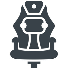 chair modern line style icon