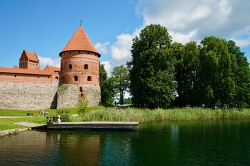 Fototapeta premium Trakai Lithuania 2022 August