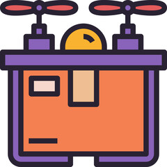 drone modern line style icon