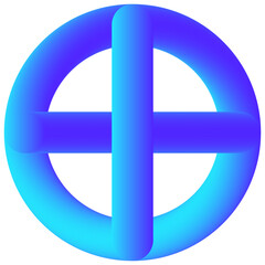 earth modern line style icon
