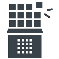 chocolate modern style icon