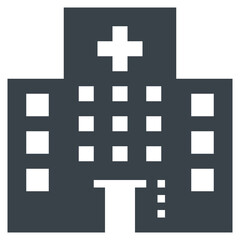 Obraz premium hospital modern line style icon