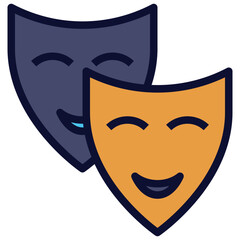 humor modern line style icon