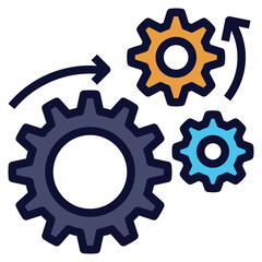 engineering modern line style icon
