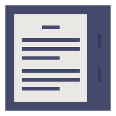 ebook modern line style icon