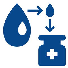homeopathy modern line style icon