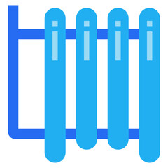 heater modern line style icon