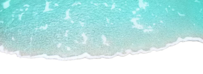 Türaufkleber Soft sea wave of bright blue color © Oleandra9
